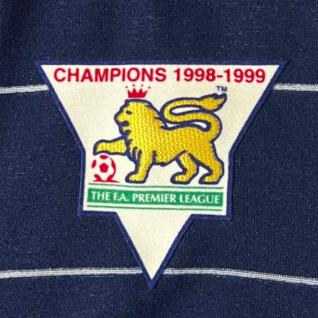 【極美品！】99/00 マンチェスター・U ♯7 ベッカム【Mサイズ】パイル地