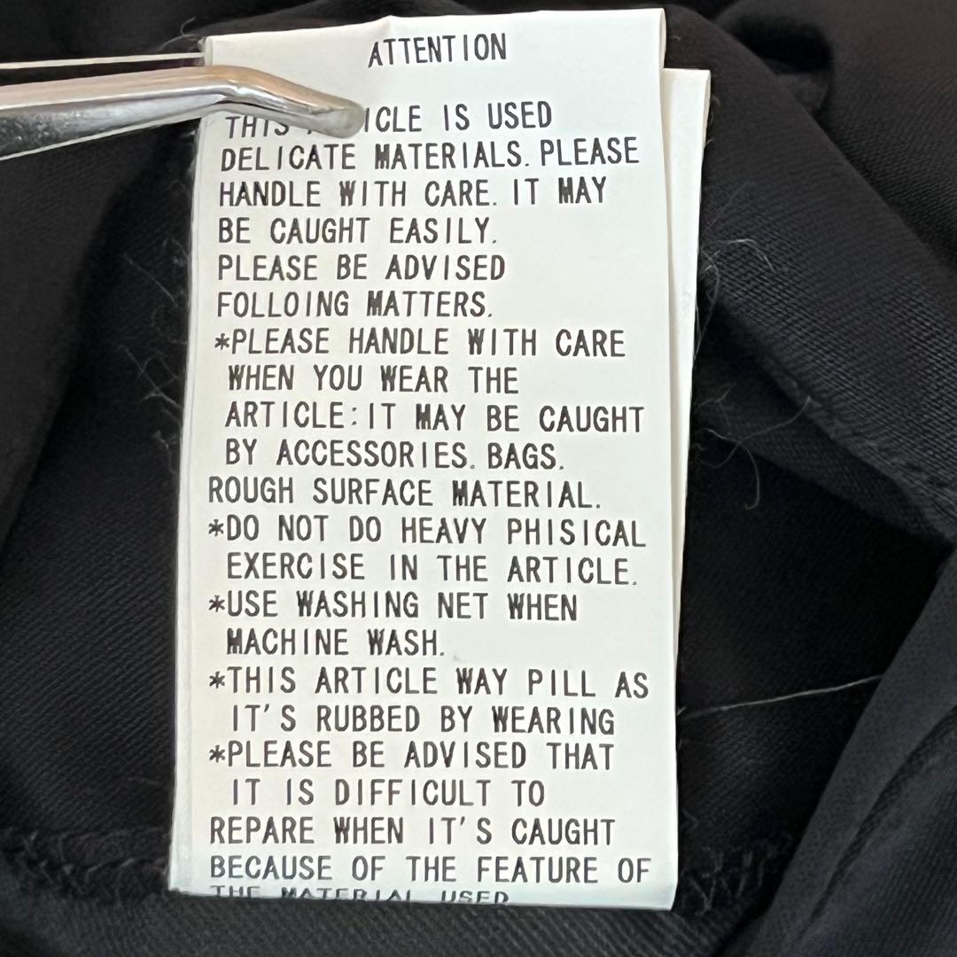 【美品】ミハラヤスヒロ ダブルライダースジャケット コットン ブラック 46 M