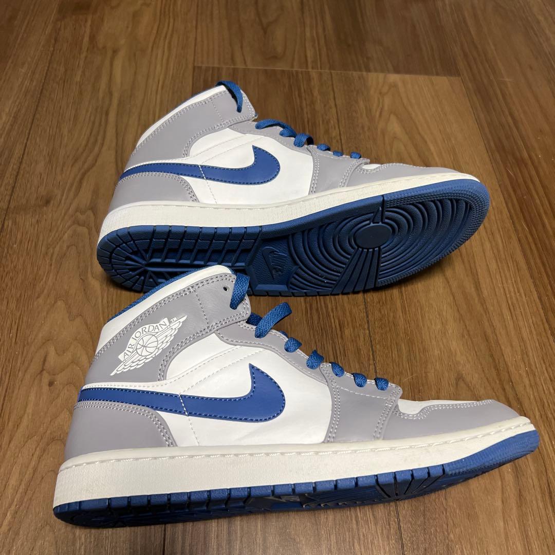 Nike AirJordan1Mid True Blue 27cm正規品 箱付き