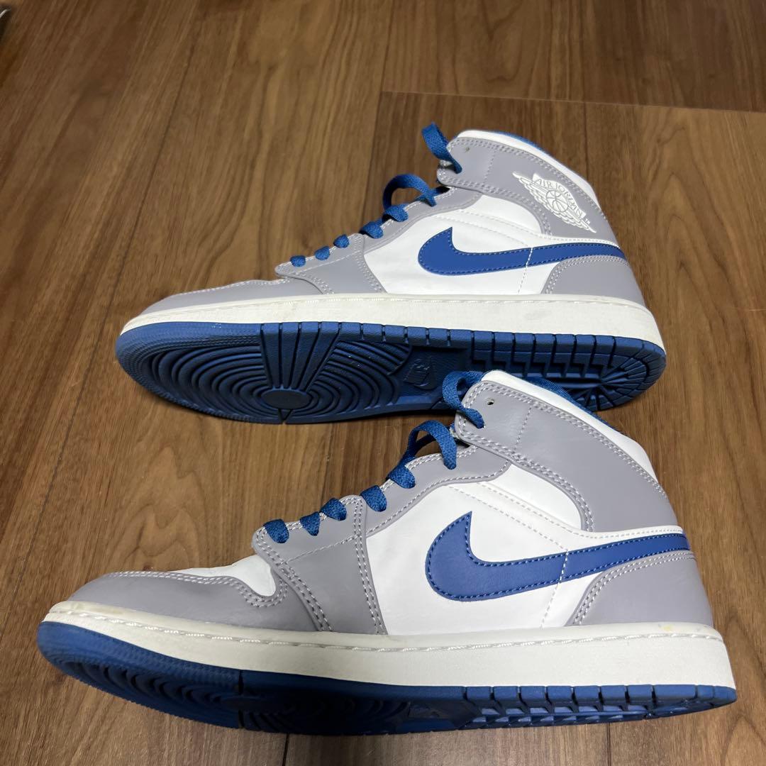 Nike AirJordan1Mid True Blue 27cm正規品 箱付き