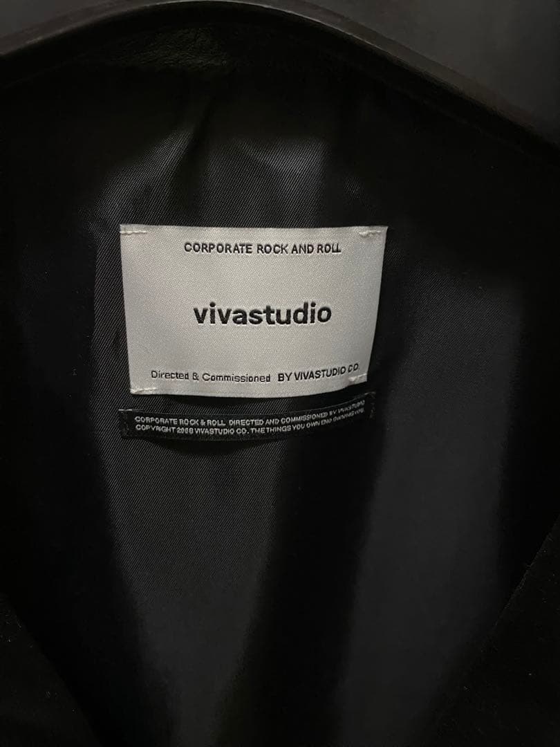 vivastudio 本革 ブラックレザージャケット L