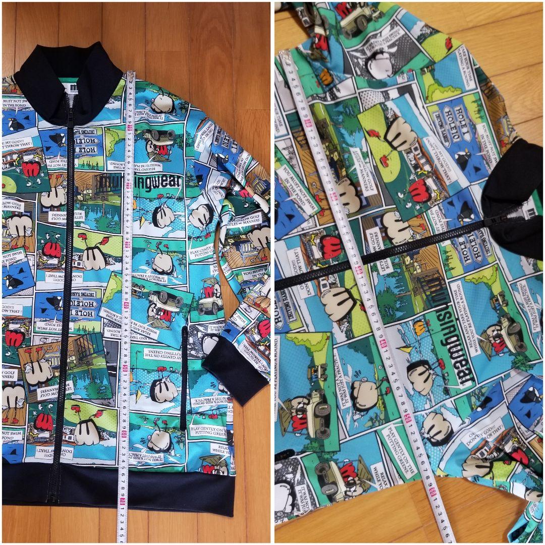 極美品　Munsingwearコミック柄アウタージャケット　LL