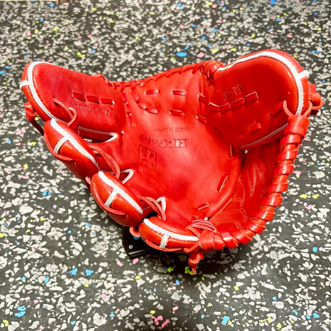 ハイゴールド 日本製 硬式用 グローブ 心極 投手用 ジュテルレザー FAレザー