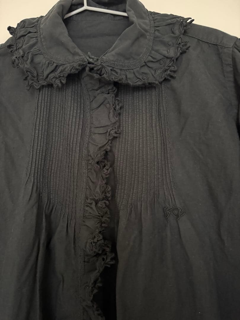 ワンピース vintage black cotton nightdress