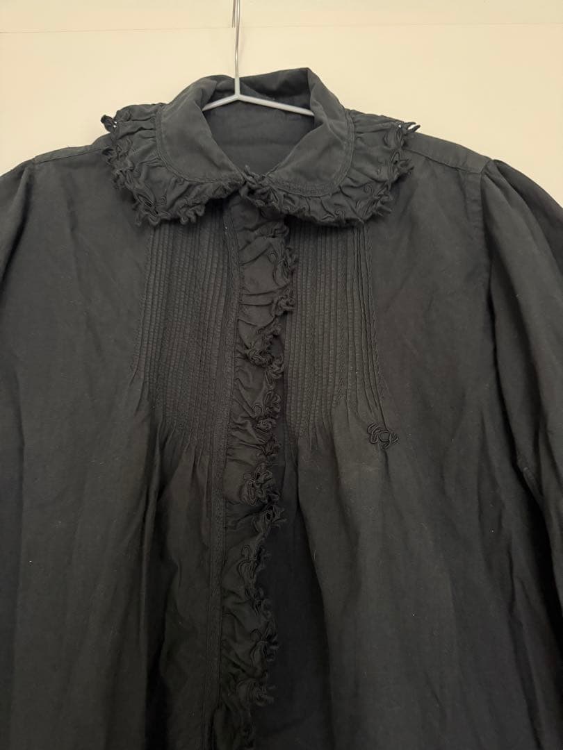 ワンピース vintage black cotton nightdress