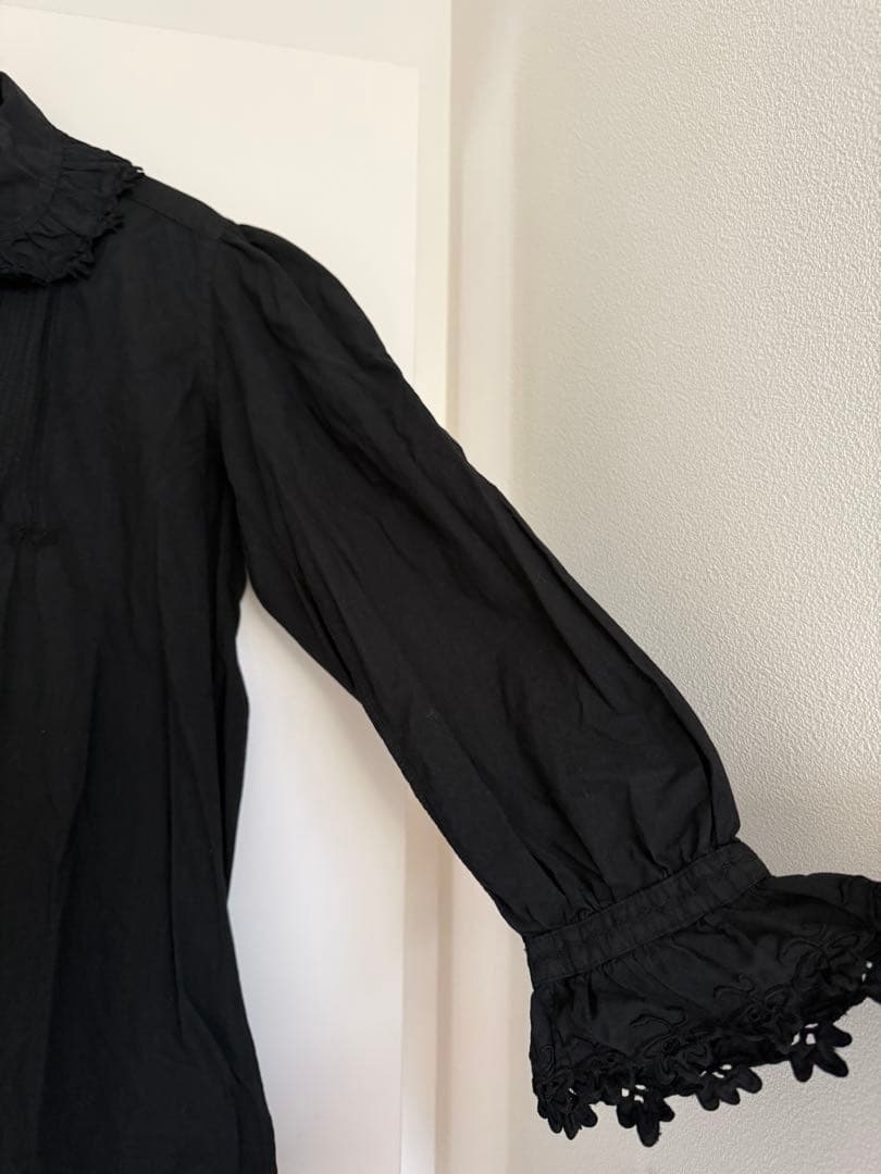 ワンピース vintage black cotton nightdress