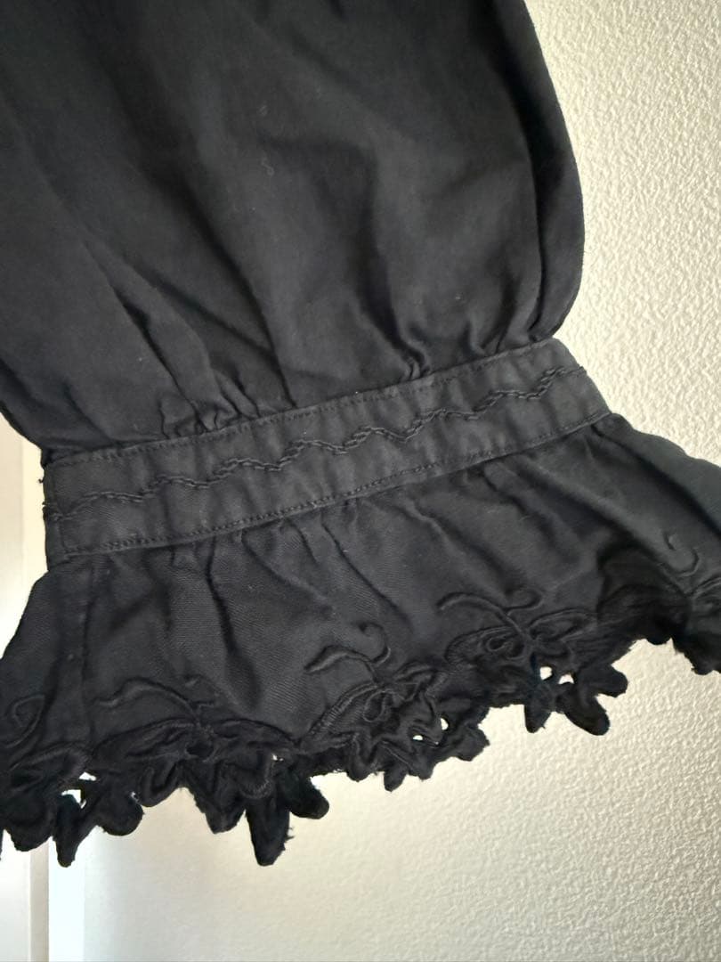 ワンピース vintage black cotton nightdress