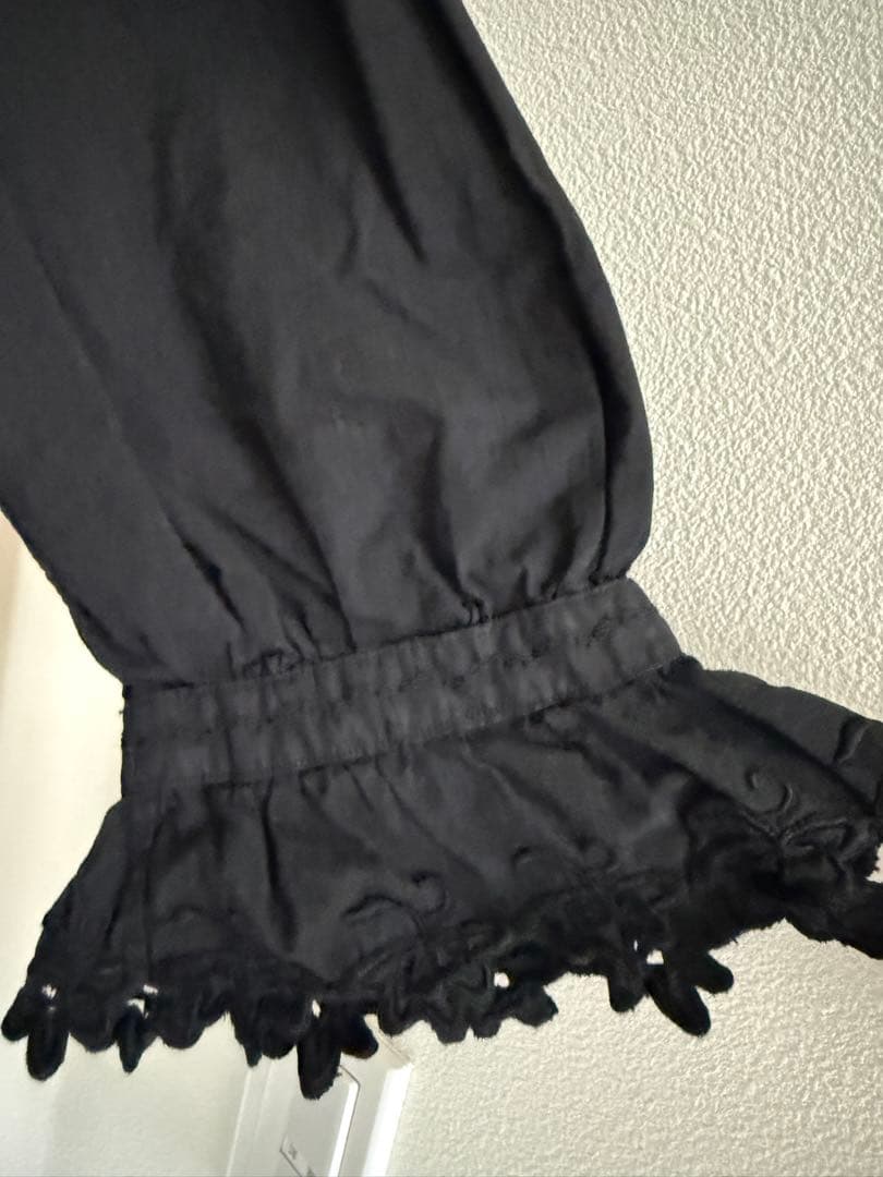 ワンピース vintage black cotton nightdress