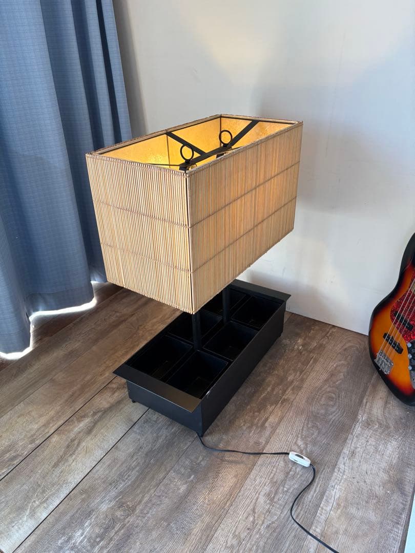 バンブー　フラワーベース　照明　パーテーション