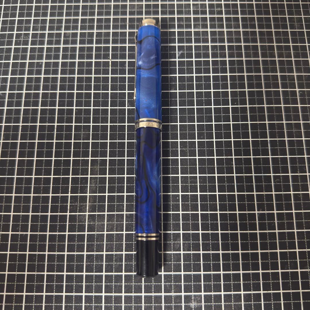 【値下げ不可】ペリカン 万年筆 M805 ブルーデューン EF