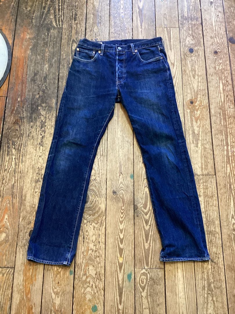 リーバイス501XX 革パッチ ビッグE　W33 チェーンステッチ　　　2/7