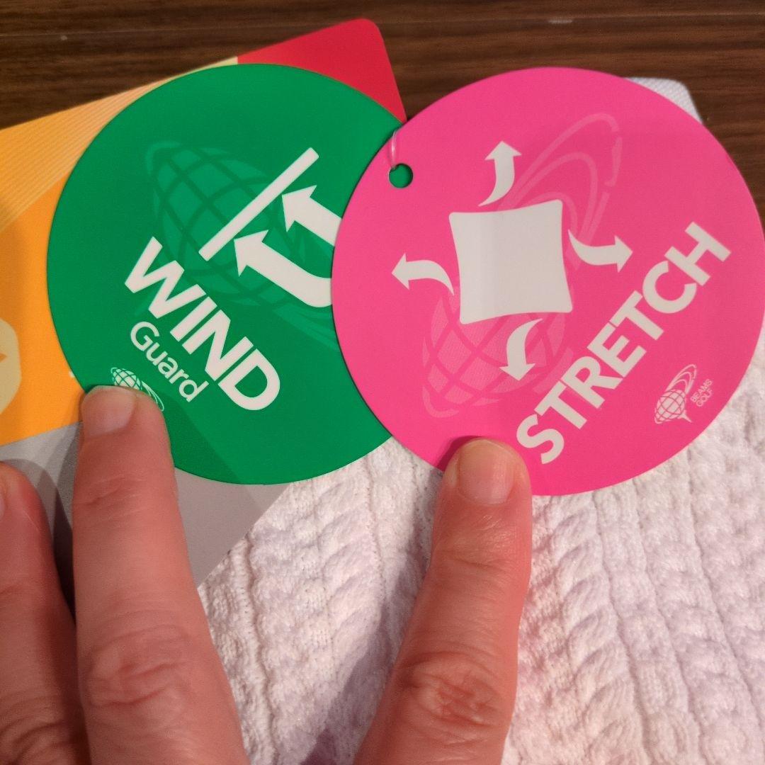 【新品】BEAMS GOLF ホワイト ストライプ スカート L