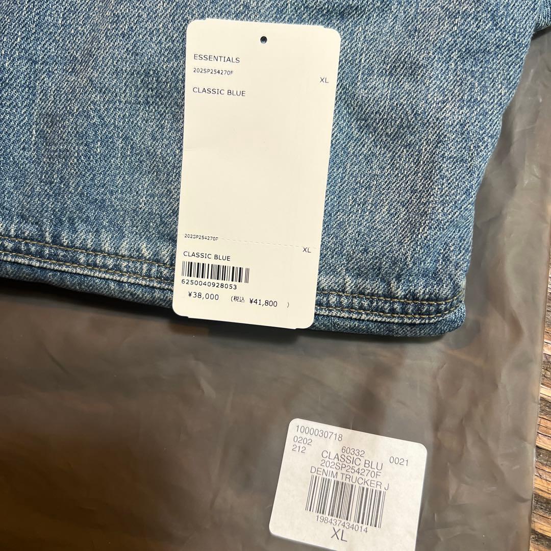 FOG ESSENTIALS デニムトラッカージャケット