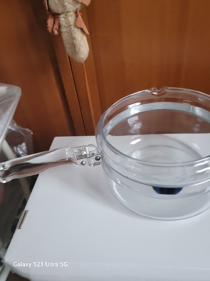 訳ありOLD PYREX ソースパン