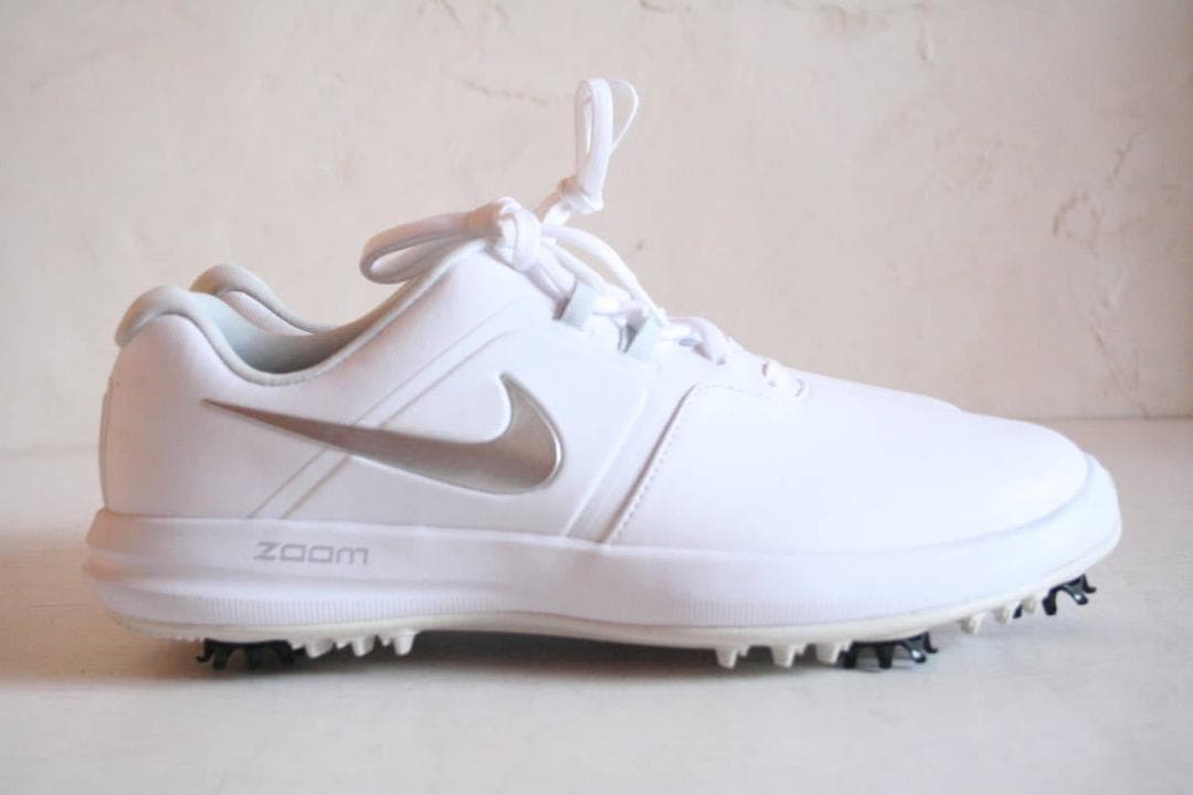 25.5cm ナイキ エアズーム ビクトリー ホワイト メタリックシルバー