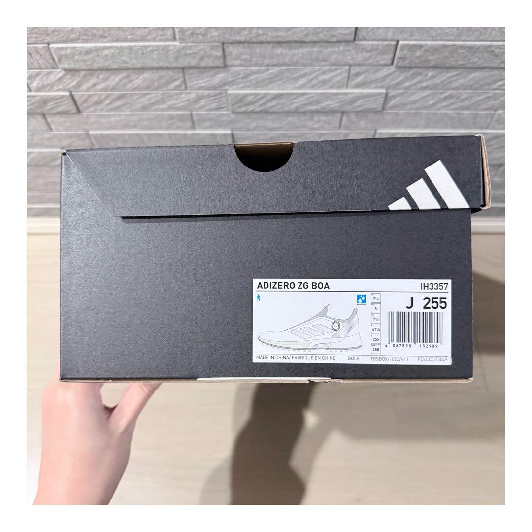 【美品】adidas アディダス アディゼロゼットジー25ボア ゴルフシューズ