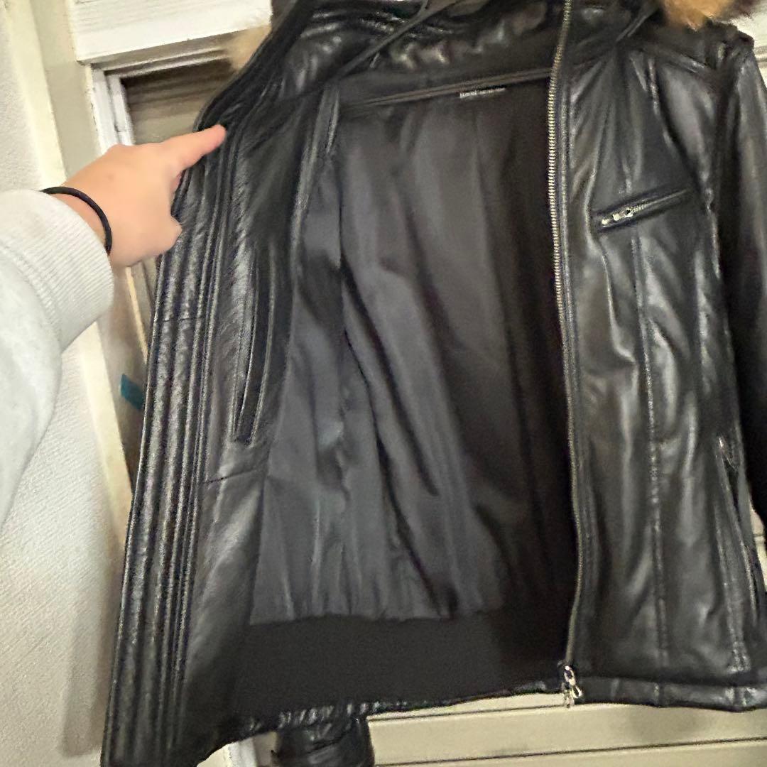 Haruf 本革・ラムレザーダウンジャケット　サイズL