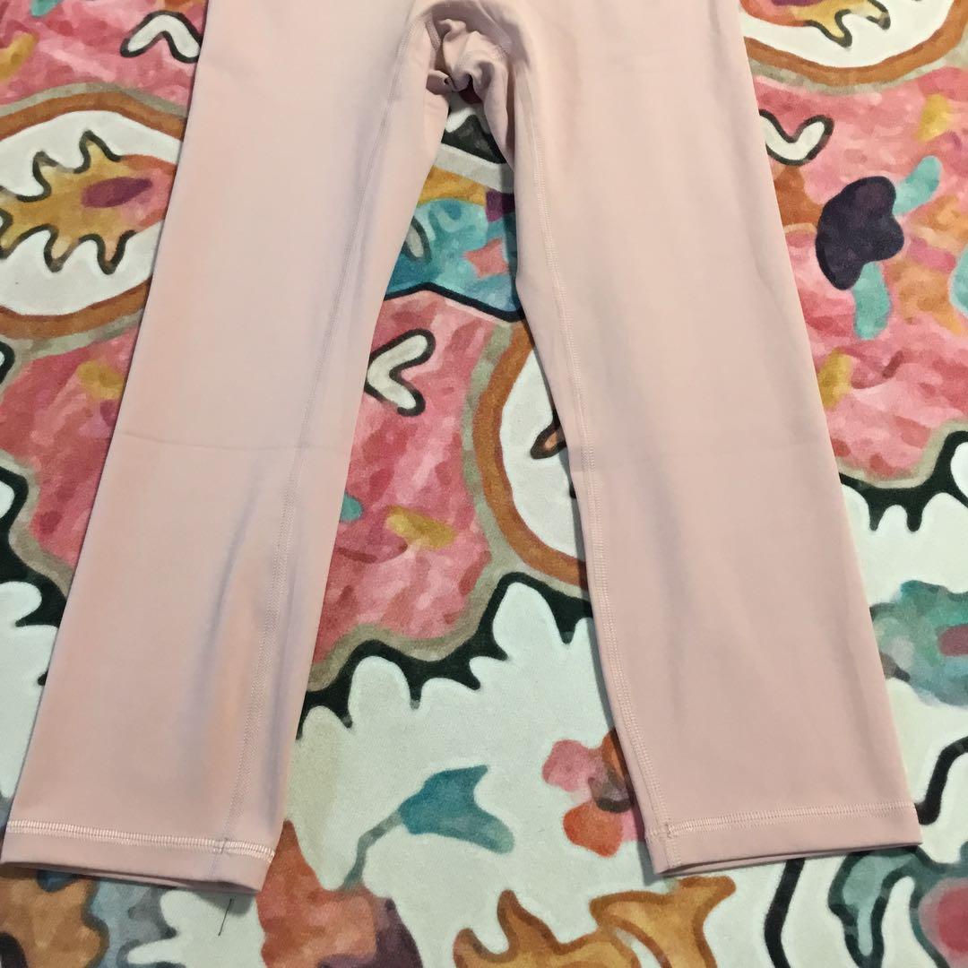 ピンク ハイウエスト レギンス