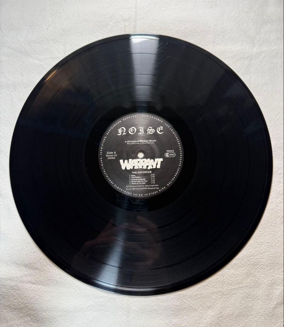 WARRANT The Enforcer 西ドイツ盤 LP