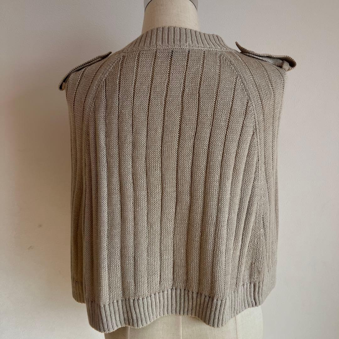 バーバリーロンドン　ポンチョ　ケープ　ニット