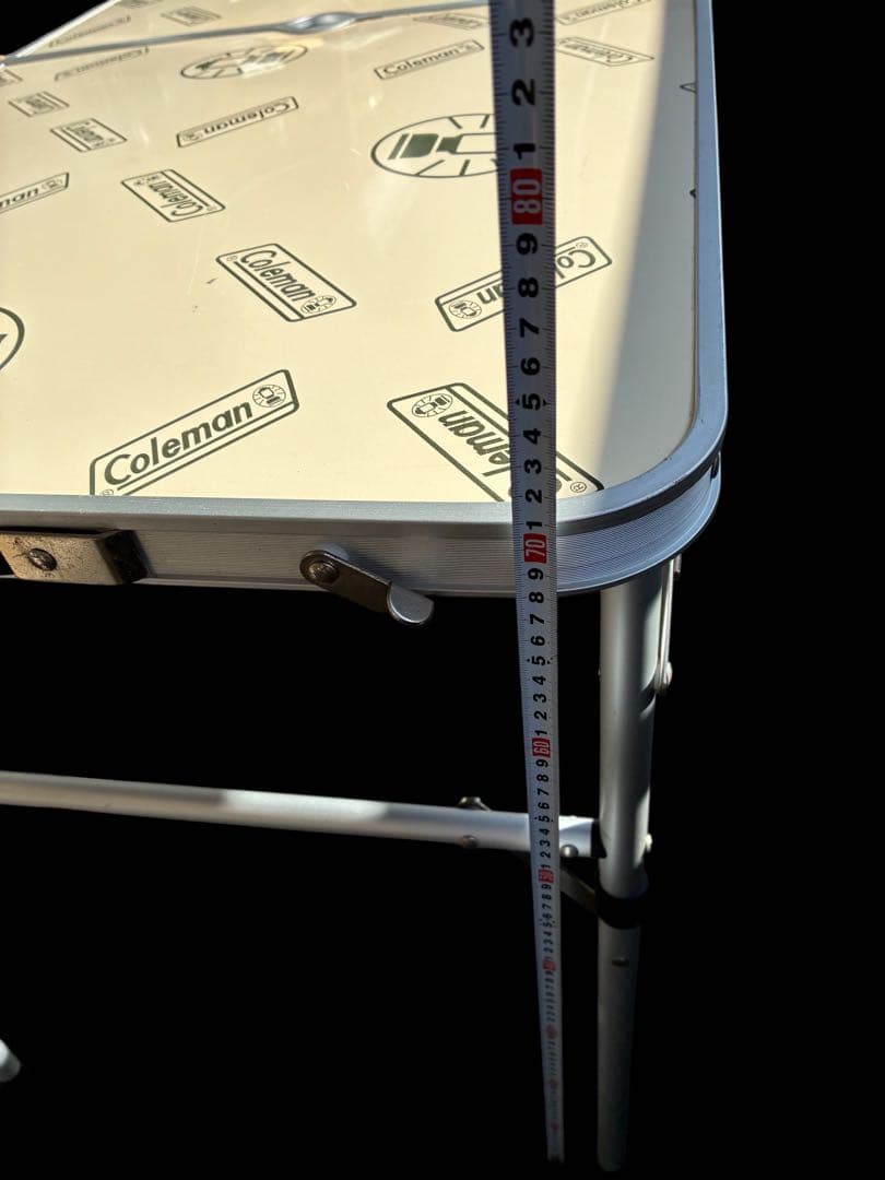 コールマン　テーブル　 ランタン柄　　120　まだまだ美品
