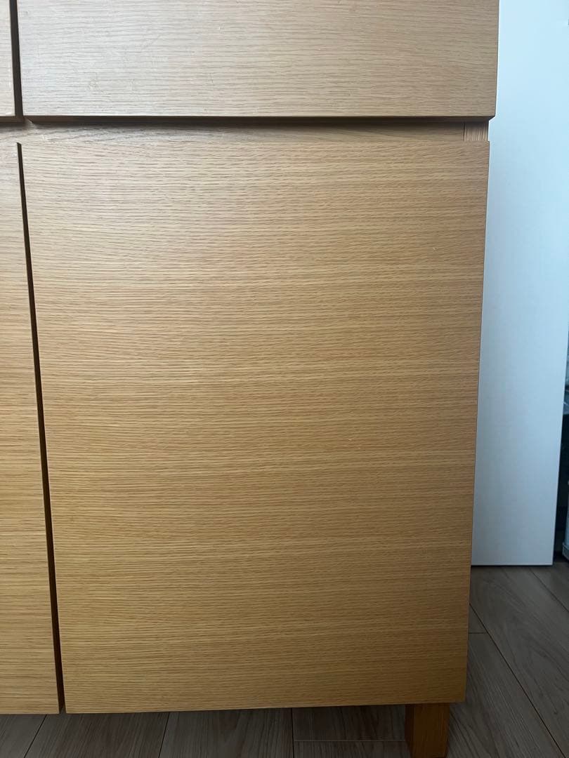 無印良品　オーク材キャビネット