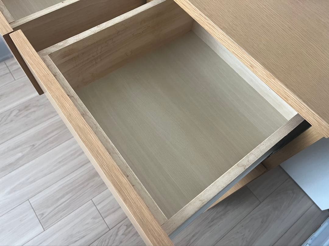 無印良品　オーク材キャビネット