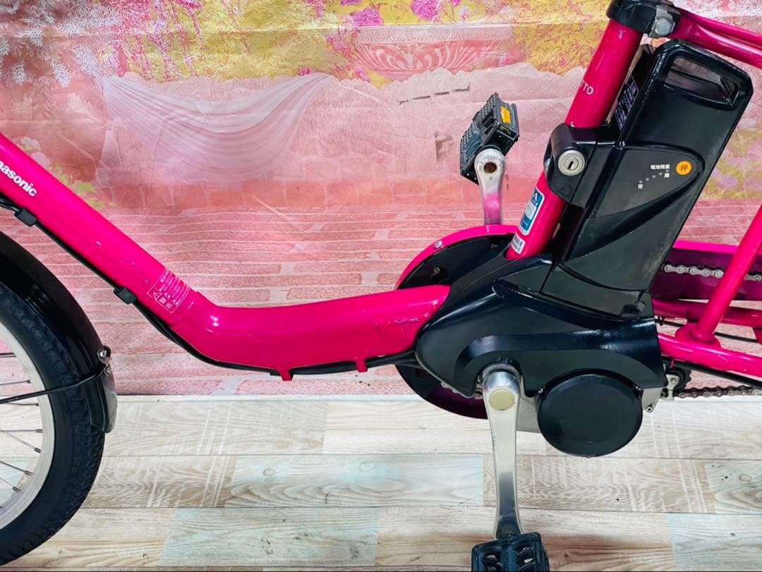 ZK3671 電動自転車 パナソニック 子供乗せ 20インチ 送料無料