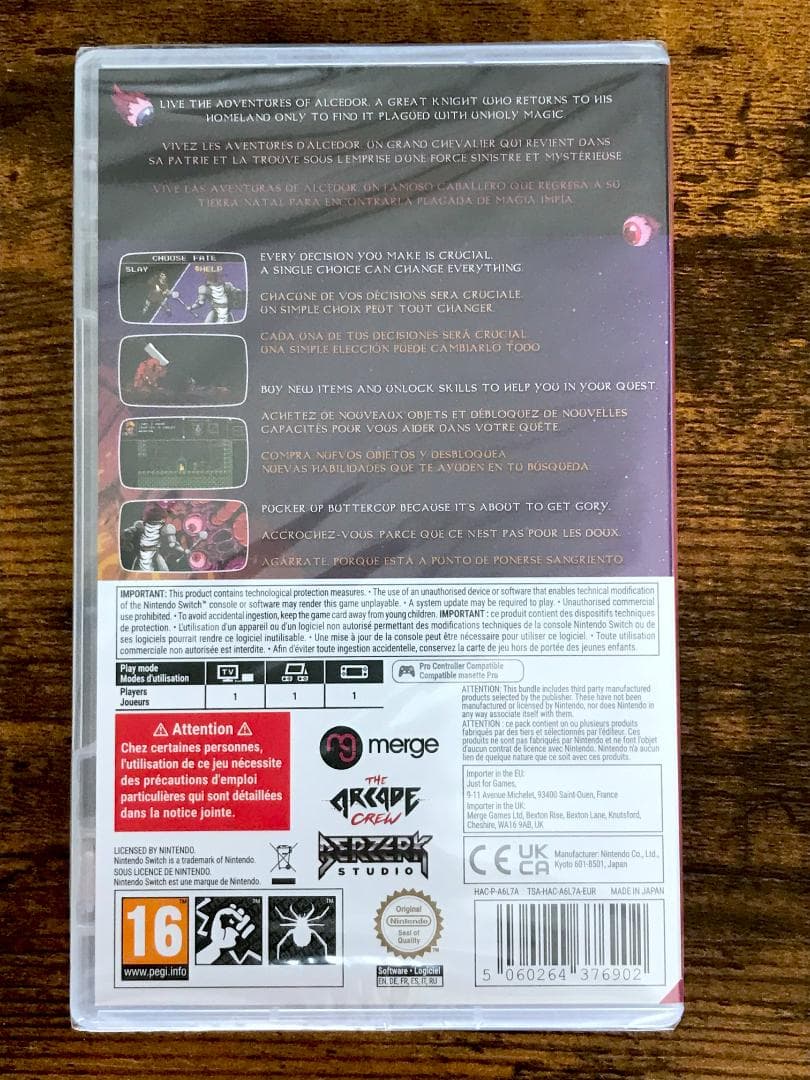 Infernax Switch インフェルナックス スイッチ 特典付き