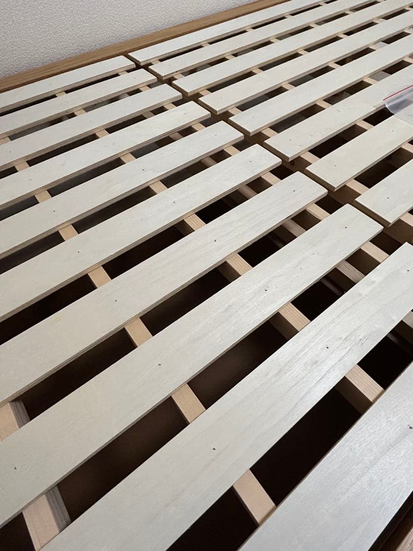 シングルベッドフレーム 木製 引き出し付き