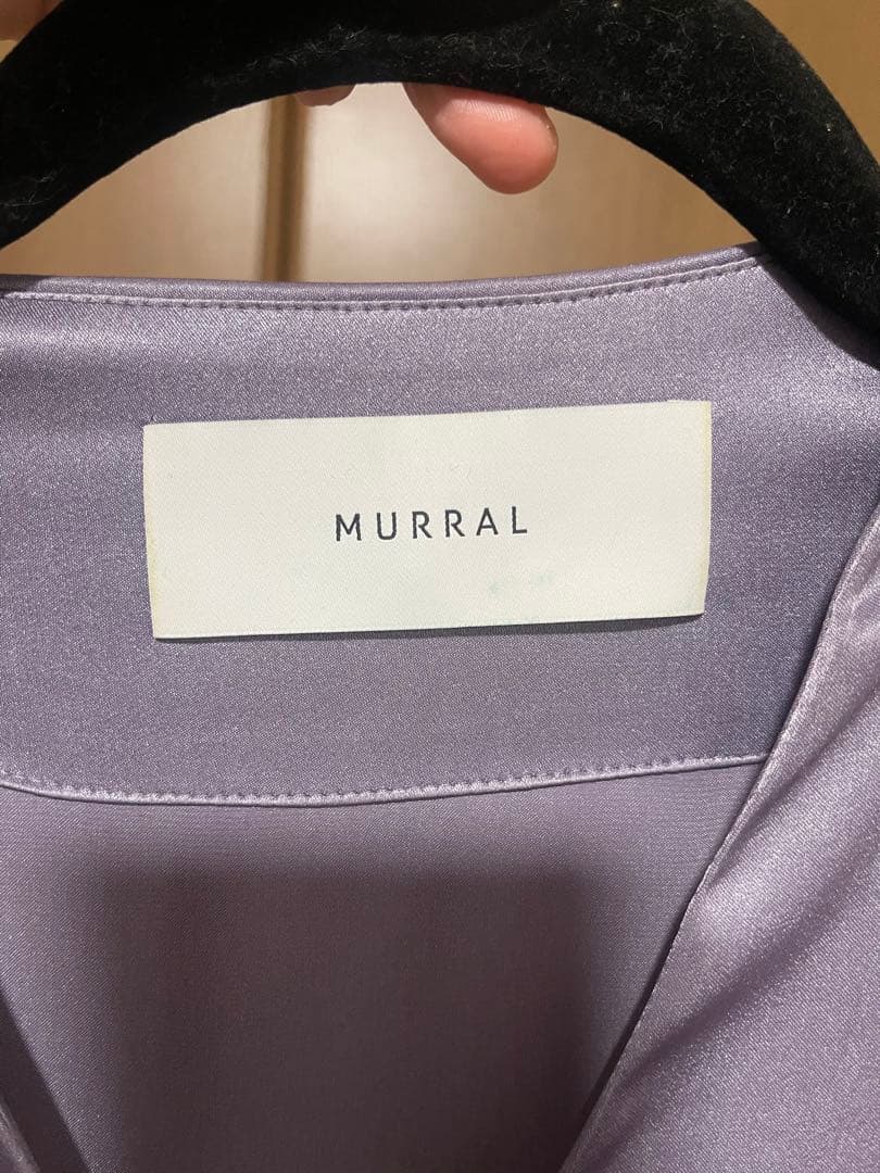 MURRAL サテンワンピース