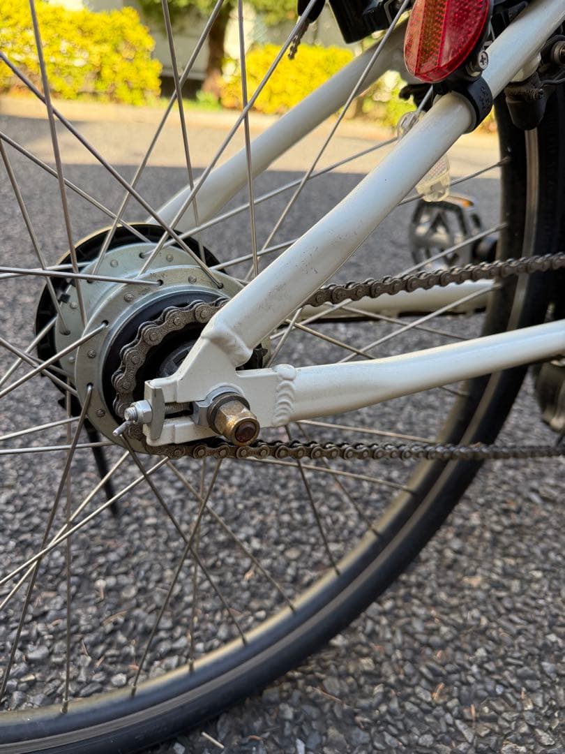 ヤマハ　スポーツ電動自転車　パス ブレイス　YAMAHA 2023年購入　白