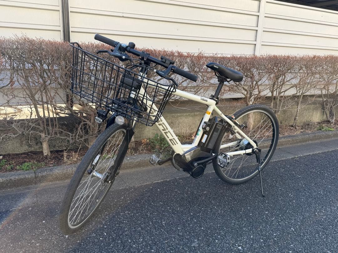 ヤマハ　スポーツ電動自転車　パス ブレイス　YAMAHA 2023年購入　白