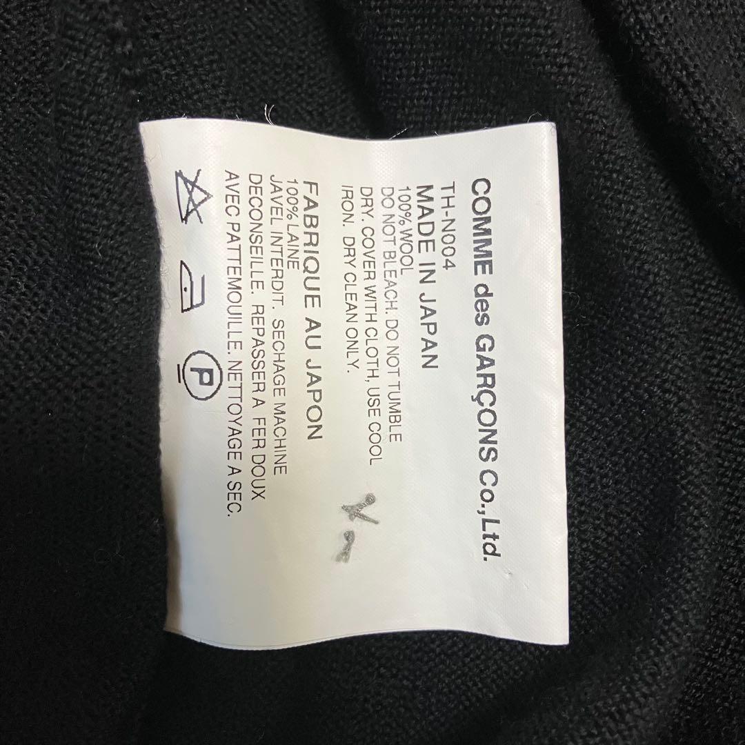 美品 トリココムデギャルソン レイヤード風 ストール付 ニットベストAD2011