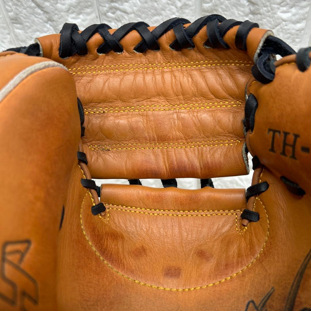 【美品】野球 グローブ 軟式 一般 キャッチャーミット ハタケヤマ