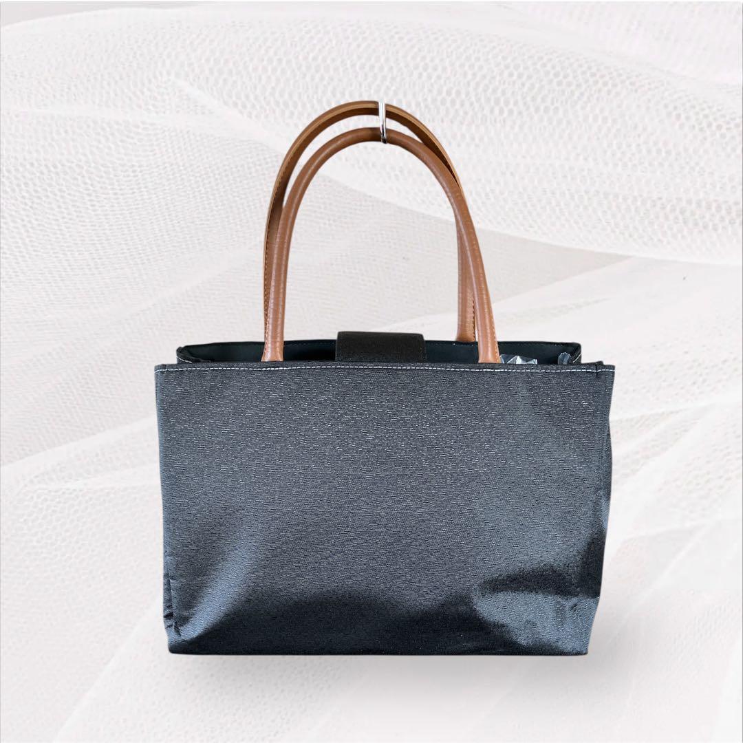 豪華✨1点物✨西陣織 利休バッグ 正絹 帯地 華やか 菊文様 和装トート 礼装用