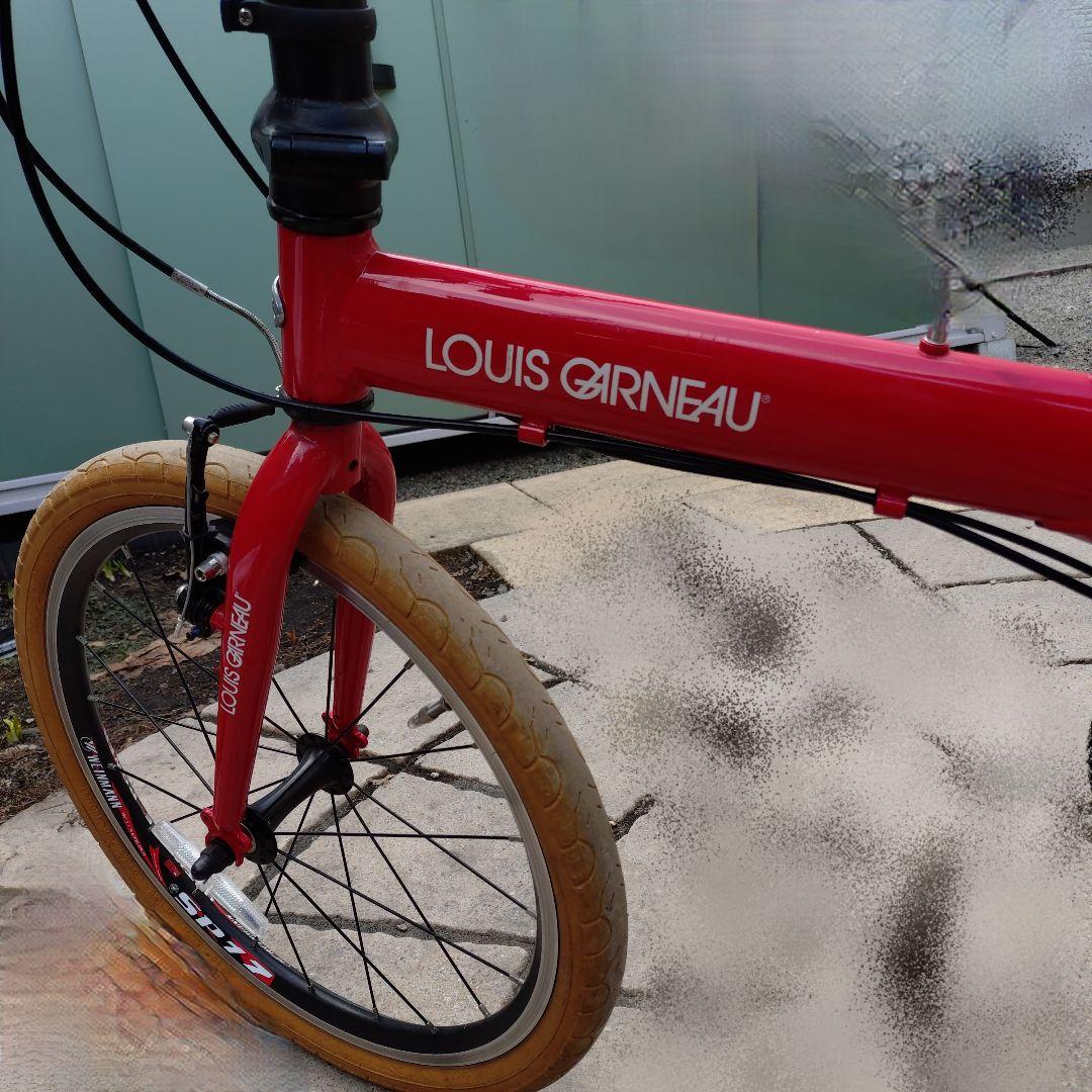 LOUIS GARNEAU 折りたたみ自転車 レッド