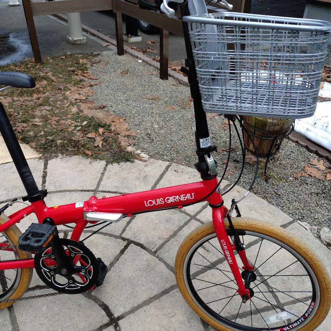 LOUIS GARNEAU 折りたたみ自転車 レッド