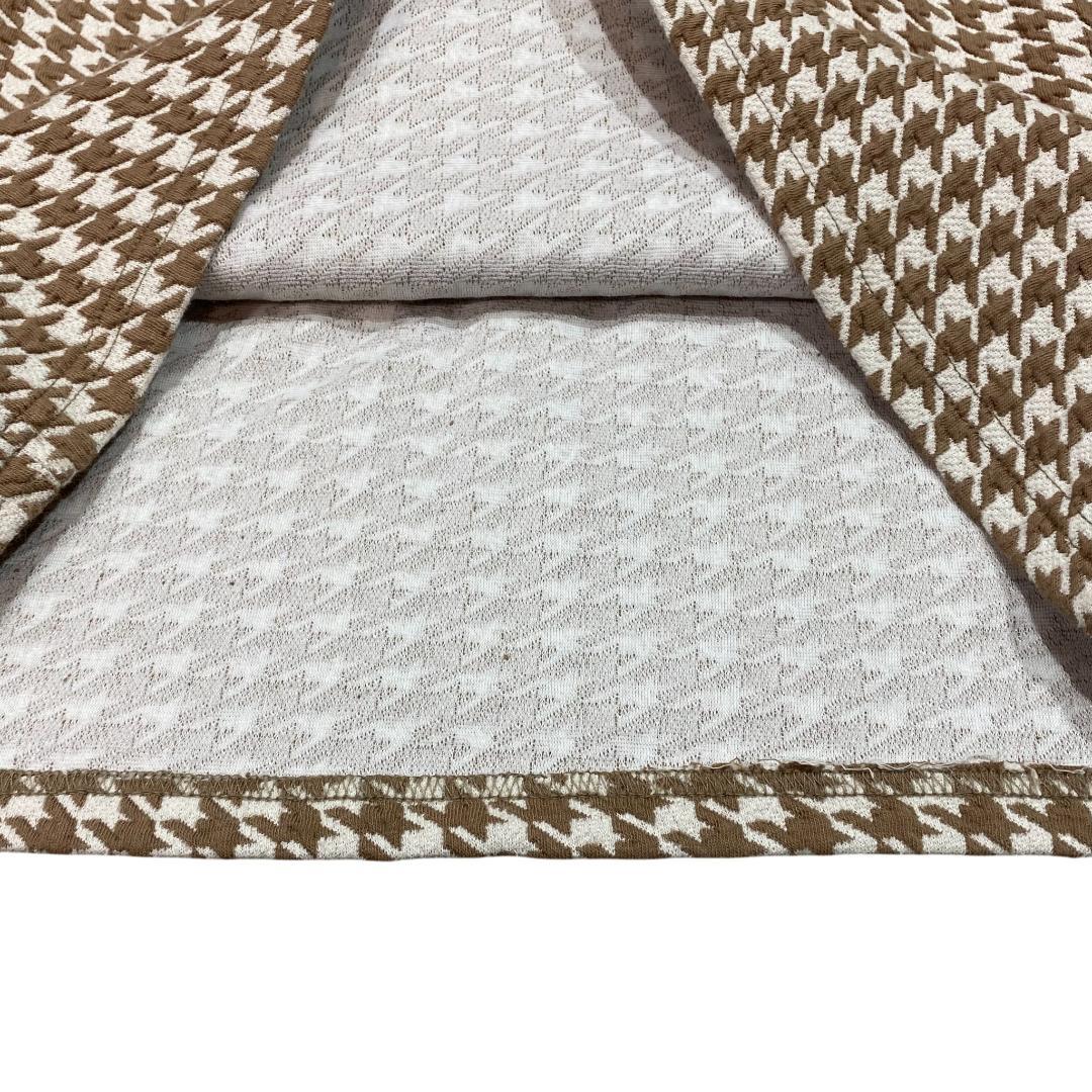 【韓国モデル】T&R golf DANI スカートセットアップ ベージュ 千鳥柄