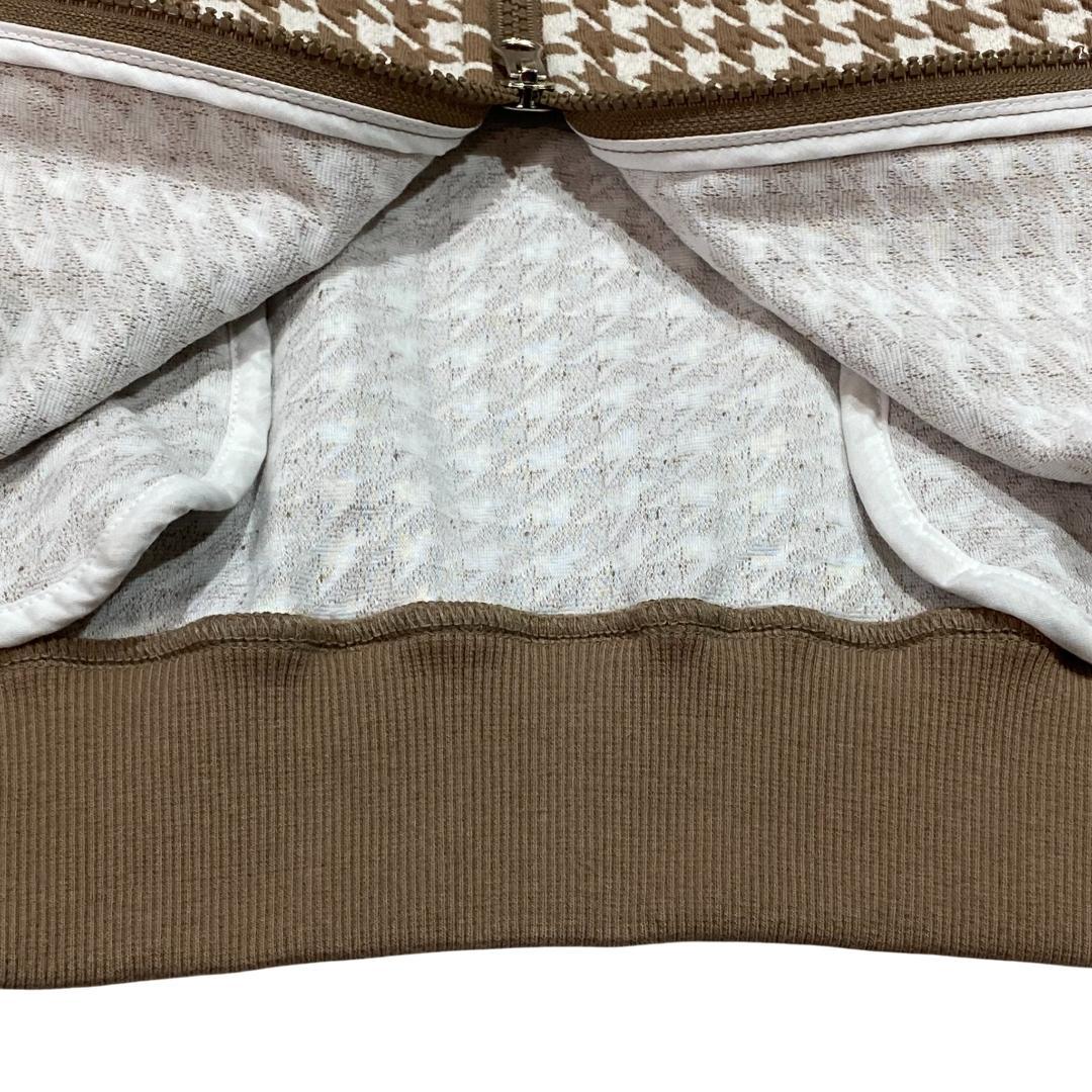 【韓国モデル】T&R golf DANI スカートセットアップ ベージュ 千鳥柄