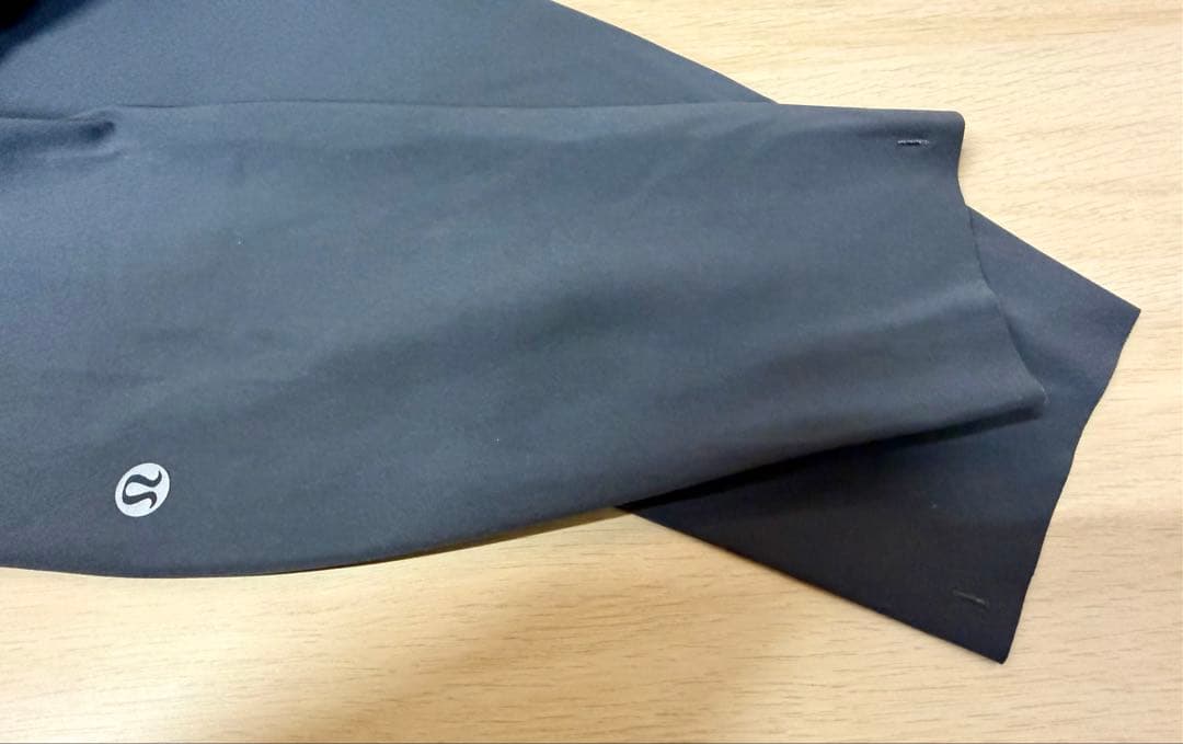 ルルレモン アジアフィットレギンスS ネイビー&グレー