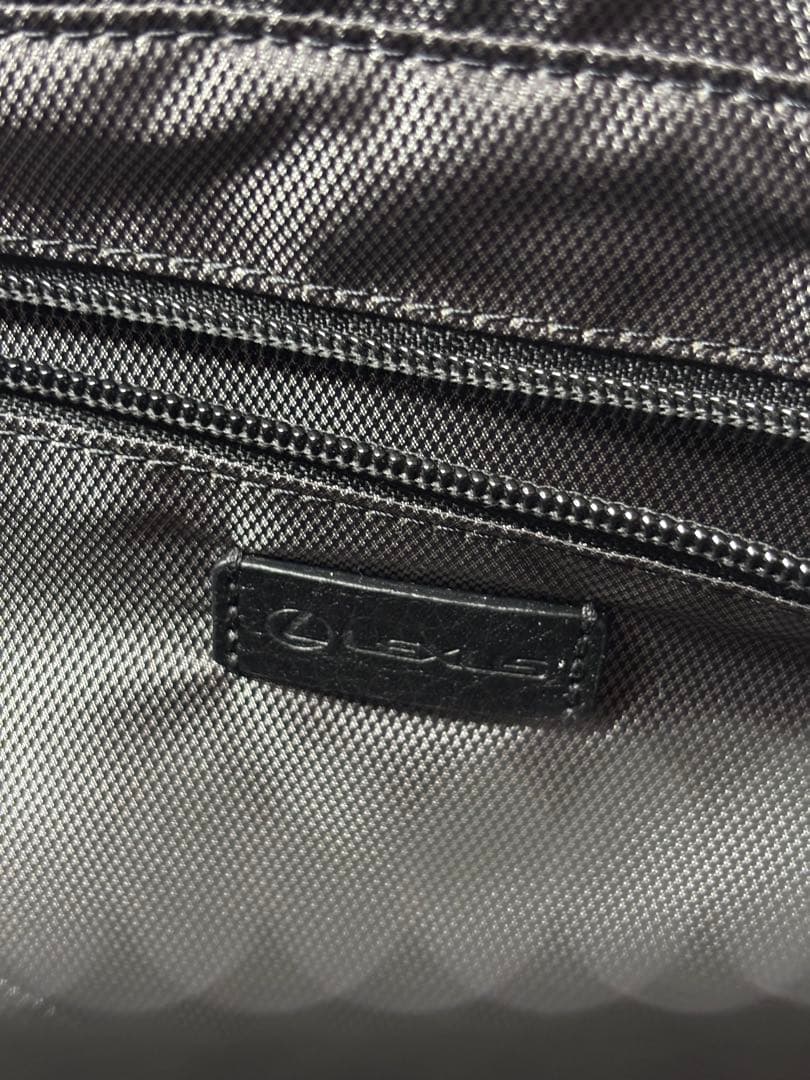 【LEXUS】レクサス　カモフラージュ　ラウンドバッグ　ブラック