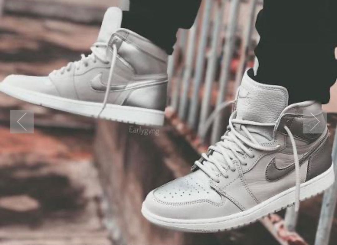 【最終値下げ】ナイキ エアジョーダン1 レトロ ハイ OG メタリック シルバー