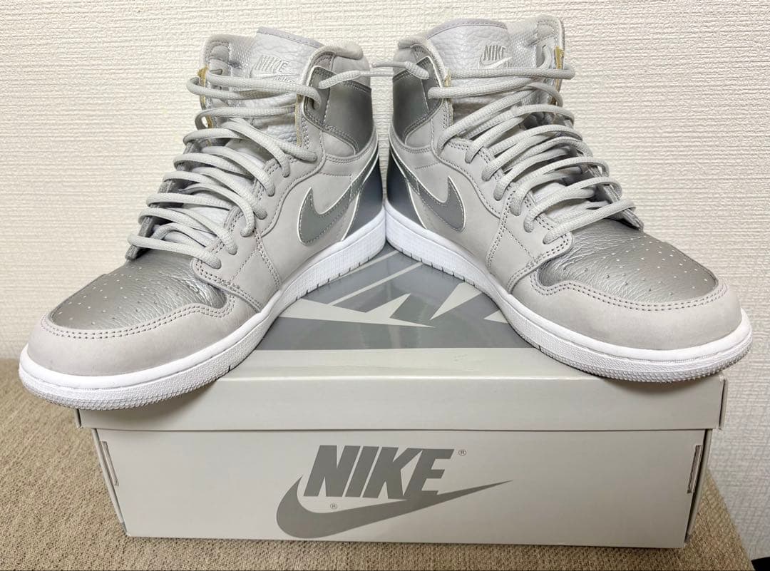【最終値下げ】ナイキ エアジョーダン1 レトロ ハイ OG メタリック シルバー