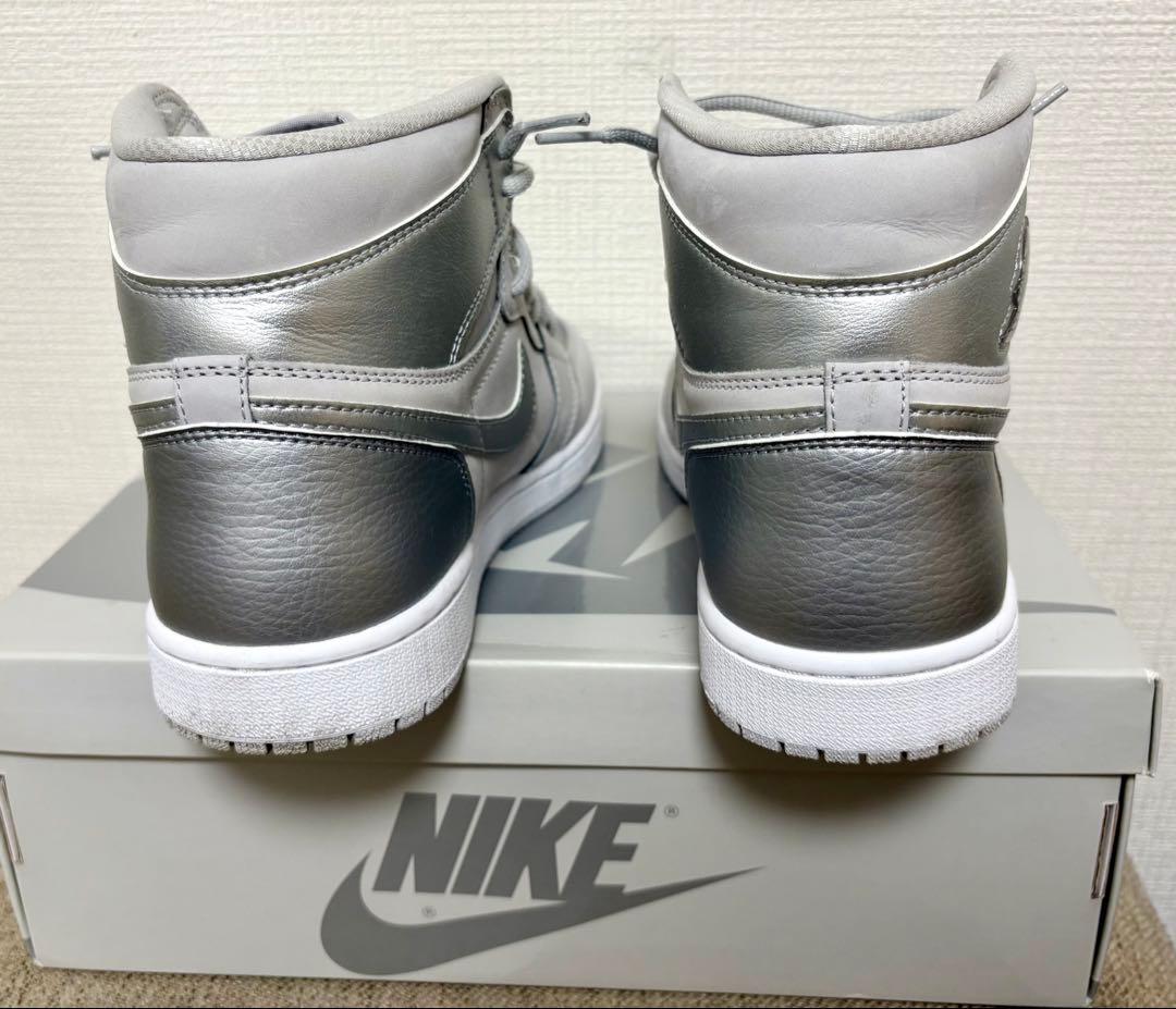 【最終値下げ】ナイキ エアジョーダン1 レトロ ハイ OG メタリック シルバー