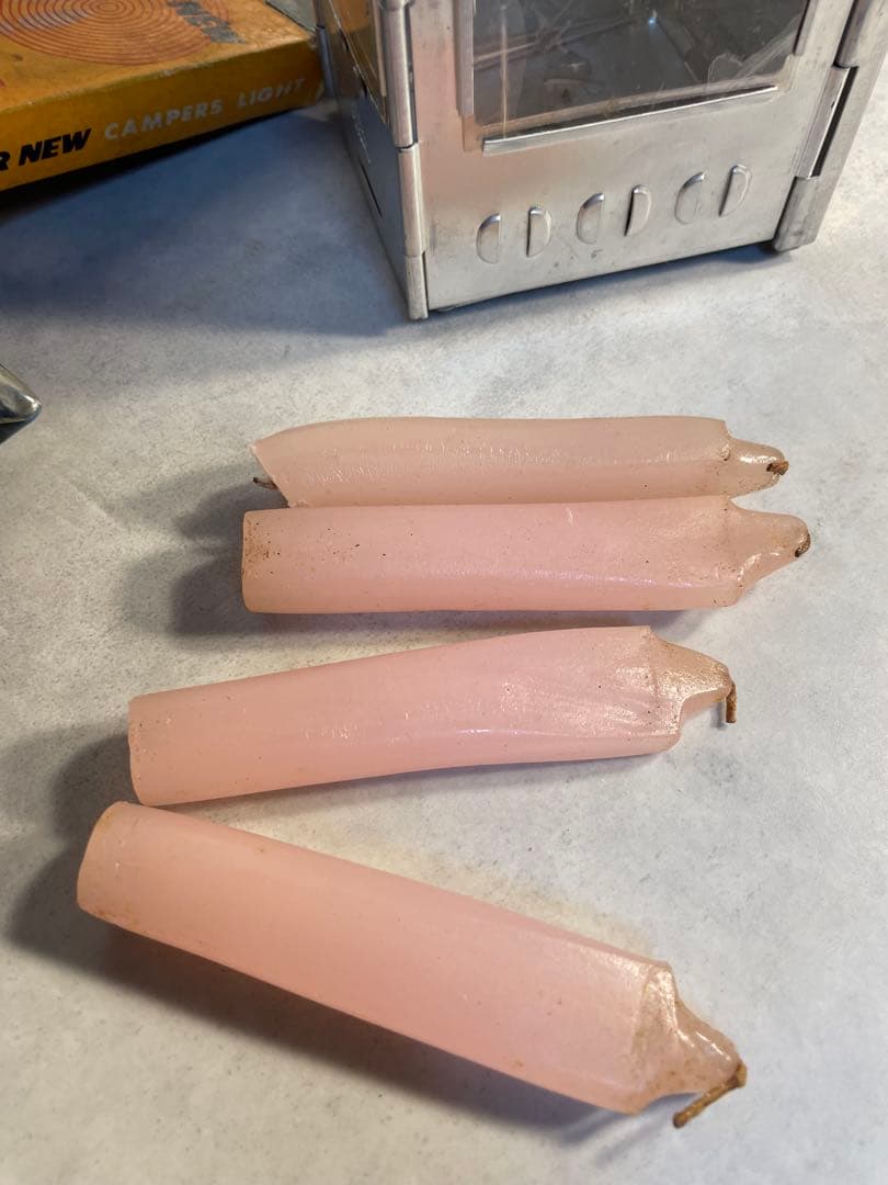 希少レトロEVERNEW 折りたたみ式ランタン ワンダーフォーゲル 蝋燭ランプ