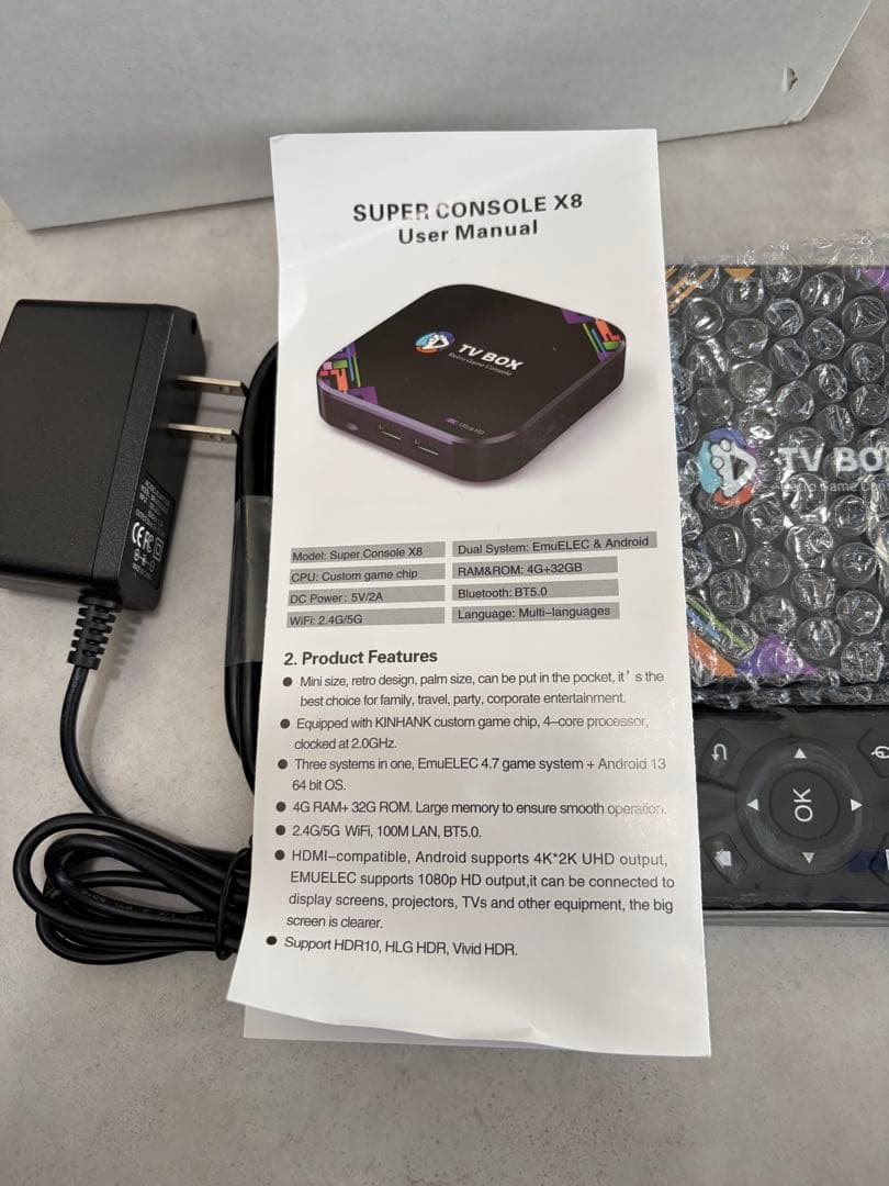 KINHANK TVBOX SUPERCONSOLE X8レトロゲームコンソール