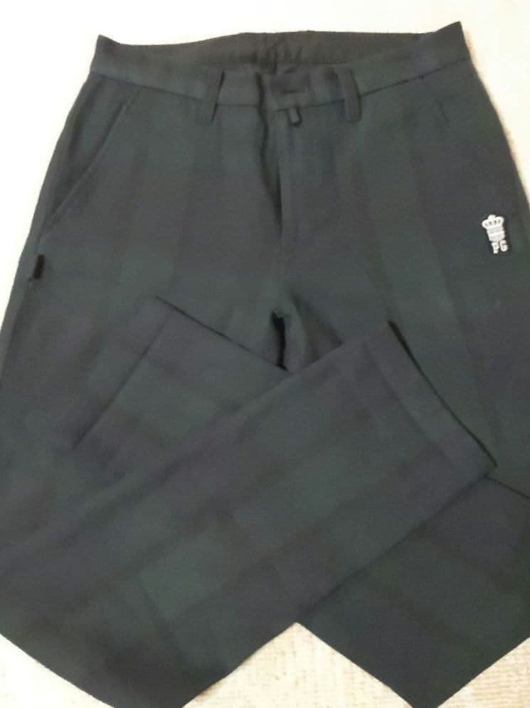 パーリーゲイツ 裏地付き防風使用ダークグリーン チェック柄 サイズ4