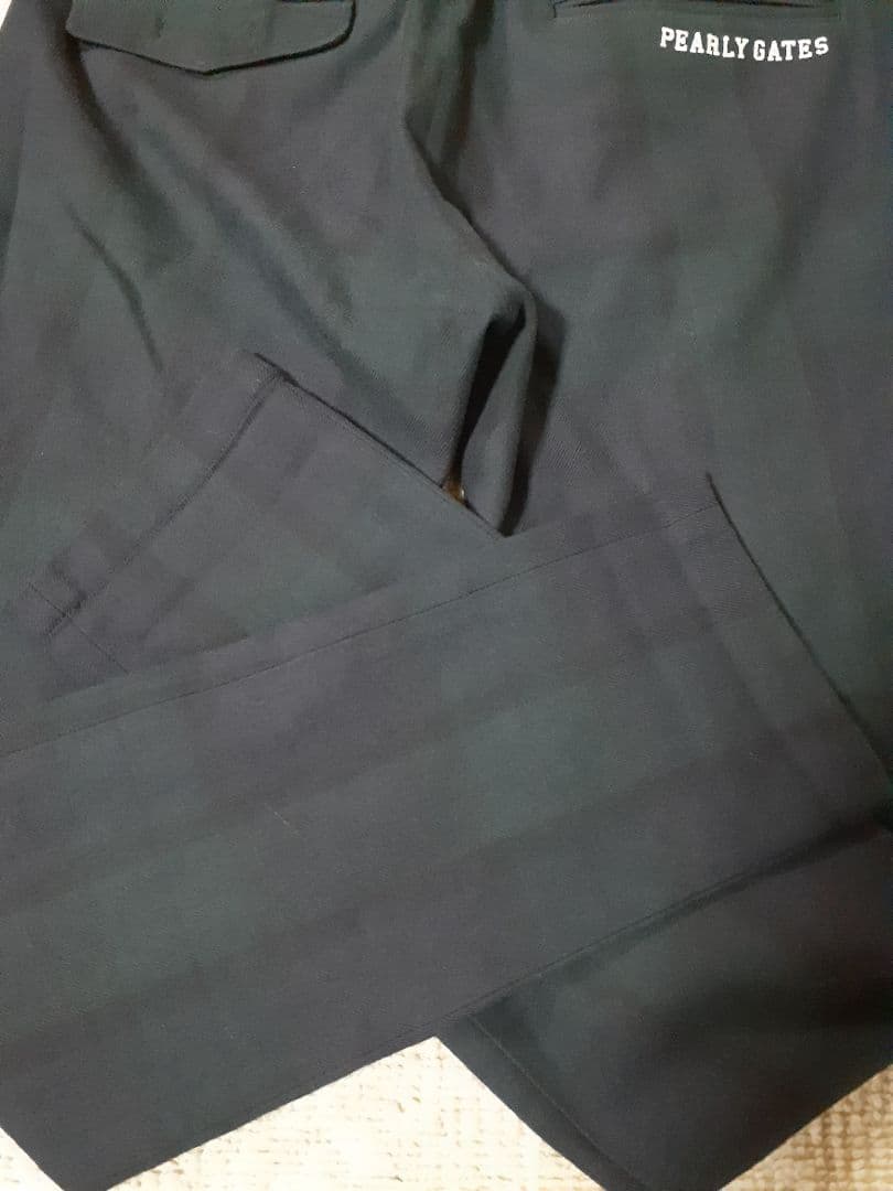 パーリーゲイツ 裏地付き防風使用ダークグリーン チェック柄 サイズ4