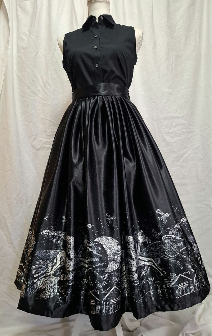 羽様 フレアワンピース スカート